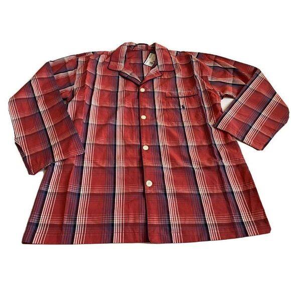 Polo Ralph Lauren 100% Cotton Woven Pajama Shirt L - Picture 1 of 9